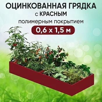 Грядка красная (0,6 х 1,5)